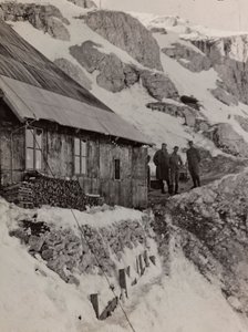 Album "Meine weltkriegs - Erinnerungen South-West Front (Carinthie, Italie, Tyrol du Sud) 31/03/1915-12/11/1918 - Josef Zohles Wien": caserne militaire