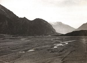 Album "Meine weltkriegs - Erinnerungen South-West Front (Carinthie, Italie, Tyrol du Sud) 31/03/1915-12/11/1918 - Josef Zohles Wien": la rivière Tagliamento à Mo