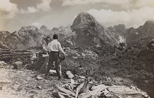 Album Meine weltkriegs - Souvenirs du front sud-ouest (Carinthie, Italie, Tyrol du Sud) 31.03.1915
