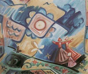 Ornement folklorique des filles chantantes, 1936