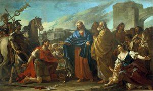Miracles du Christ : "Le centurion aux pieds du Christ"