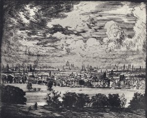 Londres, au-dessus de Hampstead