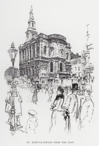 St Mary-le-Strand depuis l