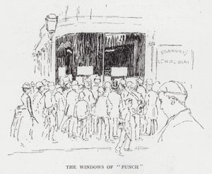 Les fenêtres de "Punch" - Joseph (after) Pennell