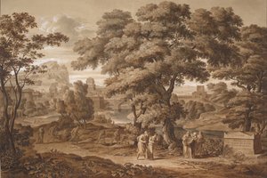 Œdipe et Antigone quittent Thèbes, 1797