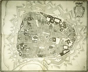 Plan gravé de Vienne, 1770