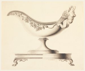Conception pour une saucière - Joseph Anton Seethaler Ii