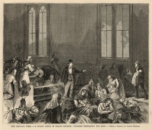 Scène nocturne à Grace Church