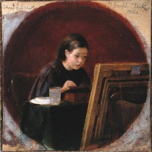 Portrait de Christina Mary Clark, vers 1860