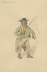 Le conducteur noir, c.1920s - Joseph Clayton Clarke