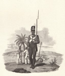 Un soldat du 5e régiment des Antilles, vers 1812 - Joseph Constantine Stadler