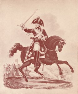 Officier, 2e Régiment des Life Guards, période de Waterloo, 1812-1815