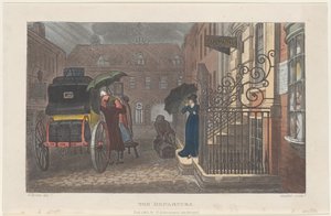 Le Départ, de Poetical Sketches of Scarborough, 1813