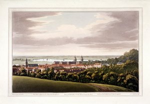 Vue de Greenwich, Londres, 1795