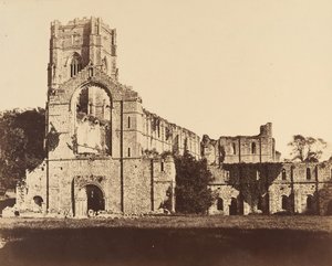 Abbaye de Fountains. Front général occidental - Joseph Cundall