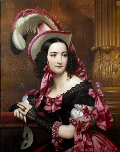 Le Vénitien au bal masqué - Joseph Desire Court