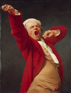 Autoportrait, bâillement - Joseph Ducreux