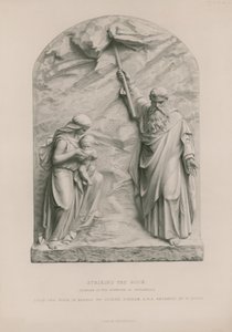 Moïse frappant le rocher - Joseph Durham