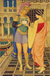 Un gladiateur romain et sa dame