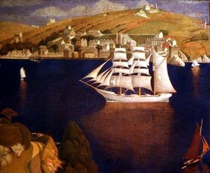 Estuaire de Fowey, Cornouailles - Joseph Edward Southall