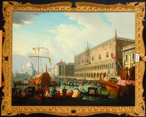 Le Bacino di San Marco, Venise, avec le carnaval - Joseph F. Ellis