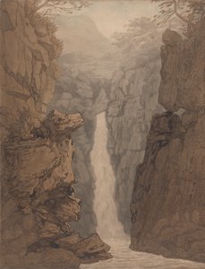 Cascade dans le Lake District - Joseph Farington