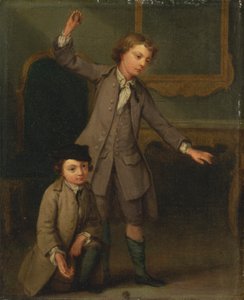 Portrait de deux garçons, probablement Joseph et John Joseph Nollekens