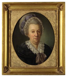Portrait de la princesse Yekaterina Ivanovna Cherkasova 1727-1797, née Hedvig Elisabeth von Biron, 1781