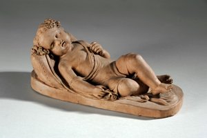 Maquette pour Jane Gott en bébé dans les bois