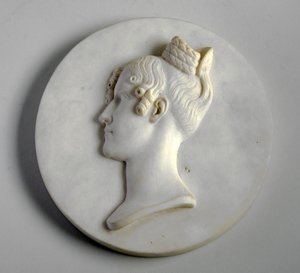 Portrait médaillon de Mme Mary Brooke