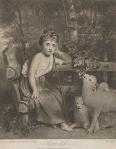 Bergère (Mlle Mary Palmer en jeune bergère)