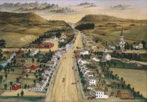 Vue de Poestenkill, New York, vers 1870