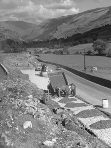 Construction de routes près de Thirlmere