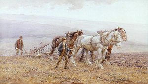 Labourer les Downs - Joseph Harold Swanwick