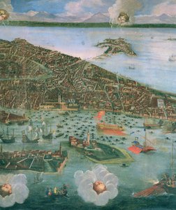 Vue aérienne de Venise (détail)