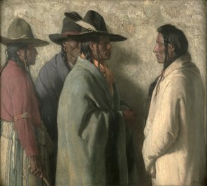 Mission des jeunes chefs, vers 1919 (huile sur toile)