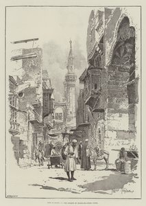 Vie en Égypte, la mosquée de Sharia-el-Aybar, Le Caire - Joseph Holland Tringham