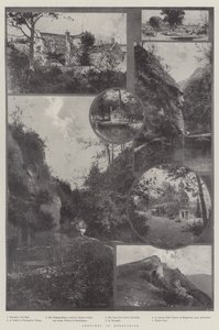 Croquis dans le Derbyshire - Joseph Holland Tringham