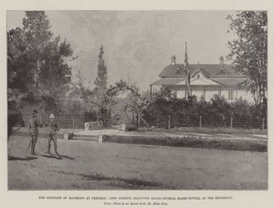 Le Défenseur de Mafeking à Pretoria, Lord Roberts recevant le Major-Général Baden-Powell à la Résidence