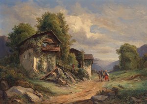 Joseph Höger Idylle rurale 1852 - Joseph Hoger