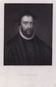 John Bradford, martyr protestant anglais (gravure) - Joseph John Jenkins