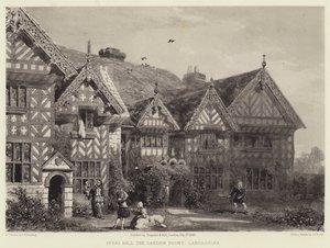 Speke Hall, la façade du jardin, Lancashire - Joseph Josiah Dodd