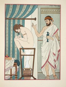 Thérapie de fumigation, illustration de 