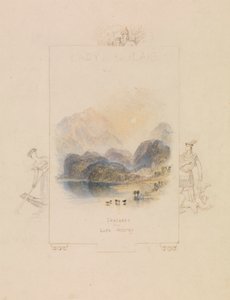 Conception pour une illustration de "La Dame du Lac" de Walter Scott, Loch Achray - Joseph Mallord William Turner