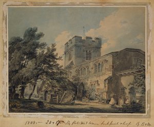 Église de Finchley, 1801 - Joseph Mallord William Turner