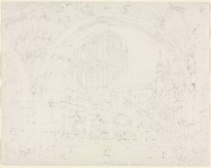 Cathédrale de Hereford, vers 1793 - Joseph Mallord William Turner