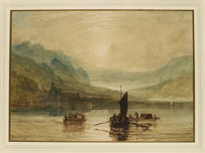 Lac de Brienz, Clair de lune - Joseph Mallord William Turner