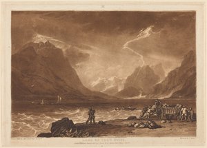 Lac de Thoune - Joseph Mallord William Turner
