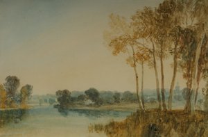 Paysage avec arbres près de la Tamise, c.1805