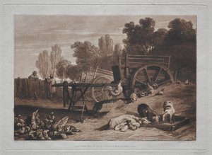 Liber Studiorum : La Ferme avec le coq